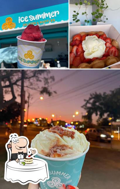 Ice Summer Gelatos & Waffles serve uma variedade de sobremesas