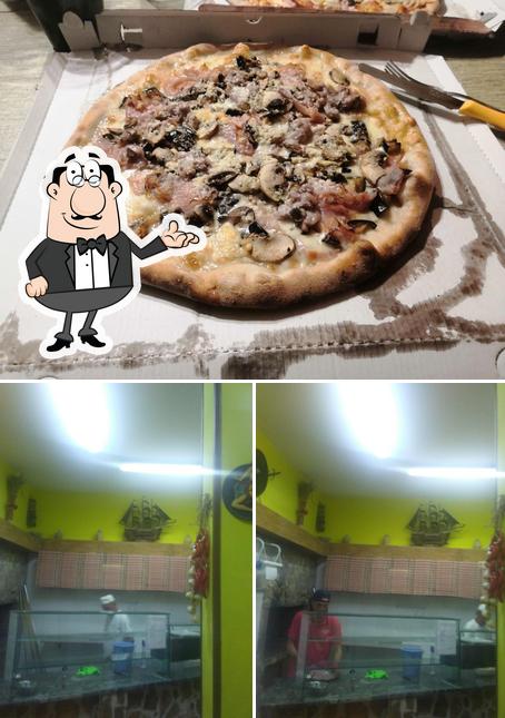 Guarda la immagine che raffigura la interni e pizza di Pizzeria Perez - Pizzeria Da Asporto Palermo - Panino Greco Palermo