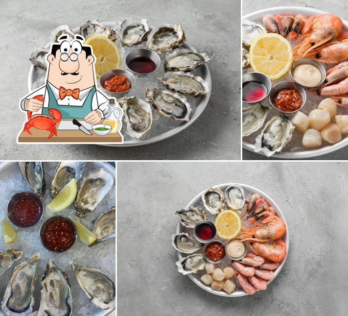 В "Fisha" вы можете попробовать разные блюда с морепродуктами