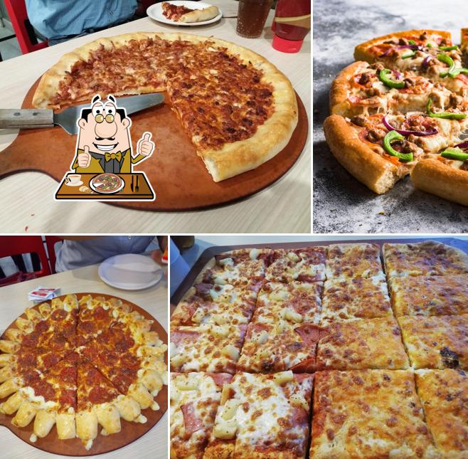 Order various types of pizza