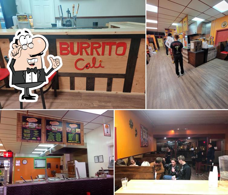Burrito California, 332 Main St E in Menomonie Restaurant menu and