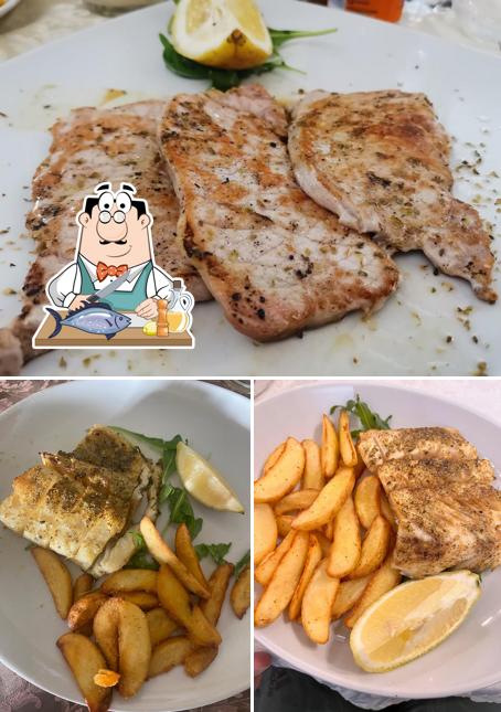 Salmone grigliato al Ristorante Pizzeria Medmea