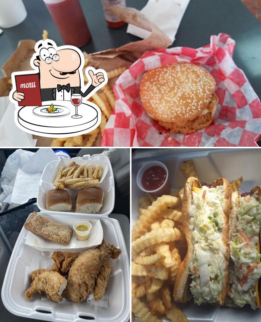 Food at Kluckers Famous Fried Chicken & More