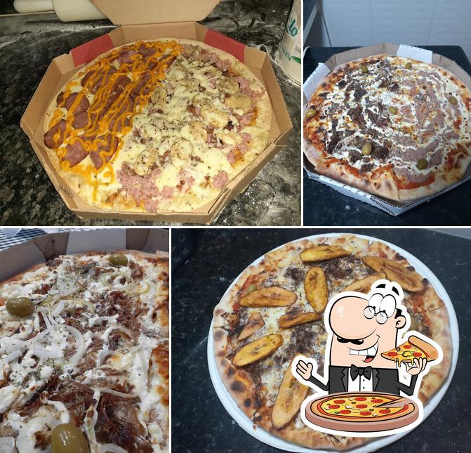 Escolha pizza no Pizzaria Du`Cheff