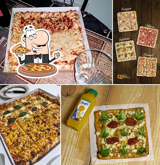 Peça diferentes estilos de pizza