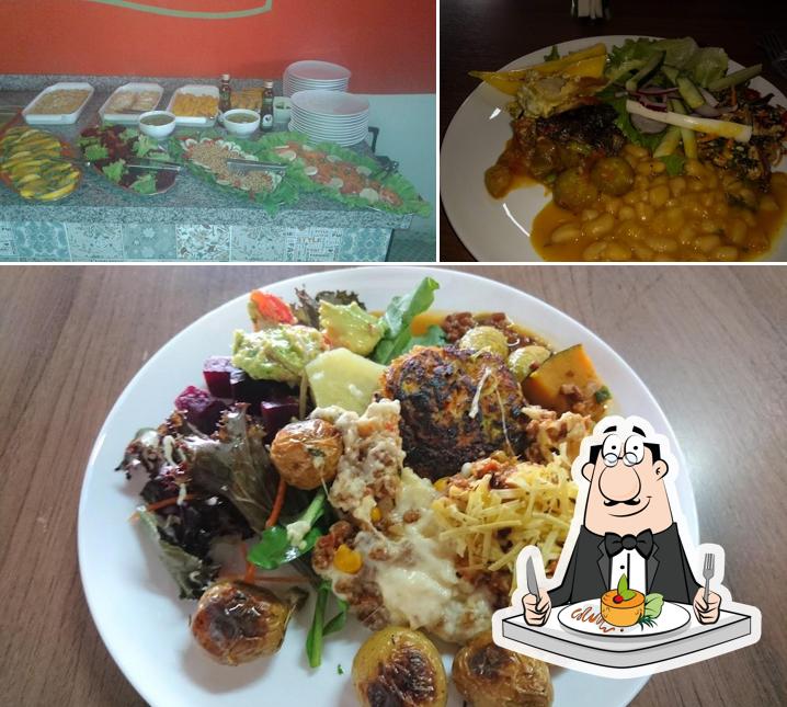 Costeletas de porco em Restaurante Espaço Viva Natural