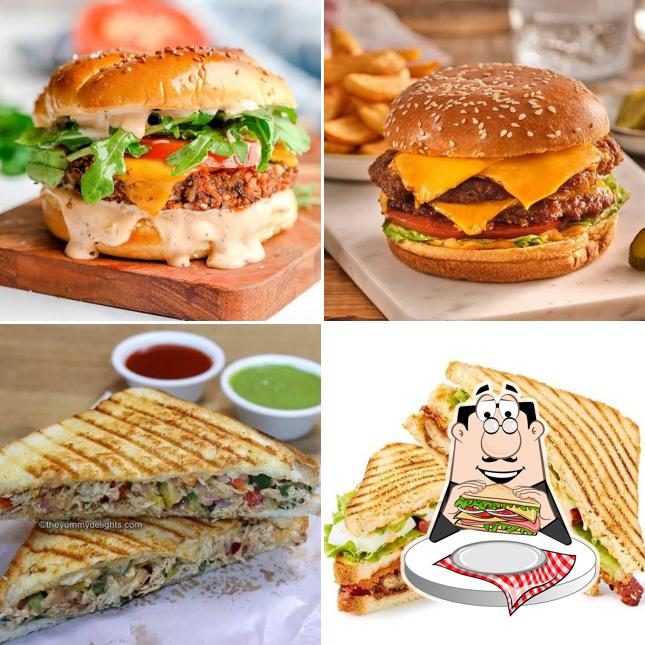 Club sandwich at Govindam Family Restaurant