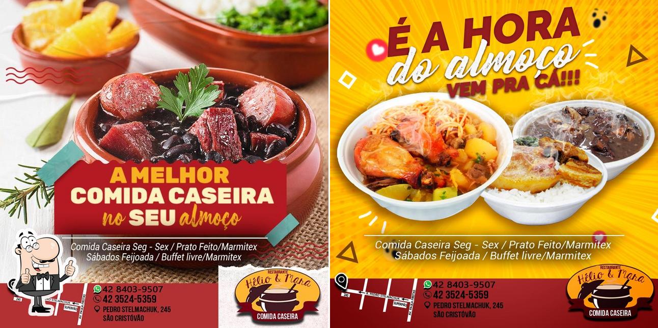 Comida caseira Hélio e Mara