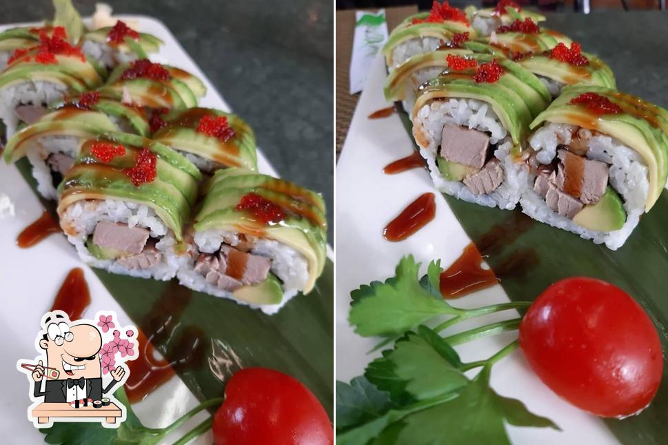 Scegli le diverse opzioni di sushi