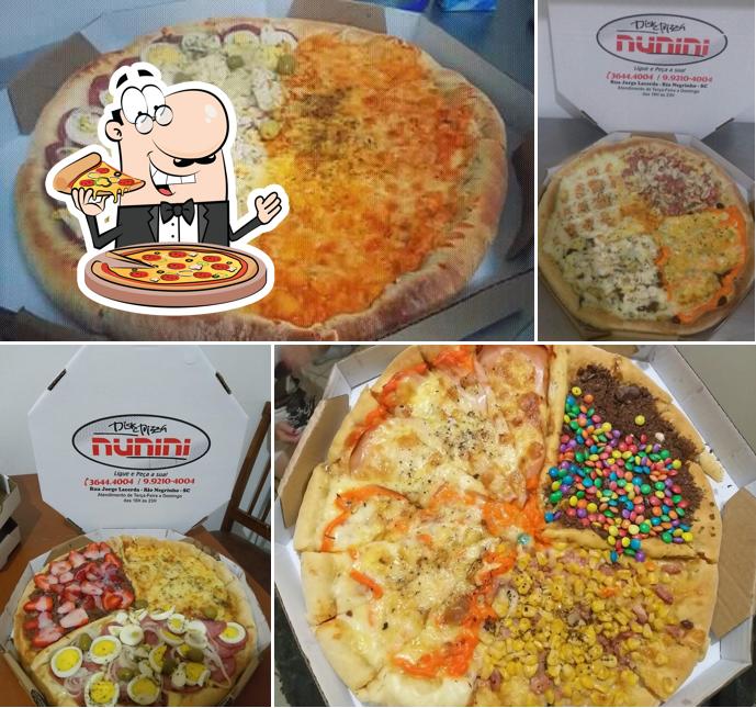 No Disk Pizza Nunini, você pode provar pizza