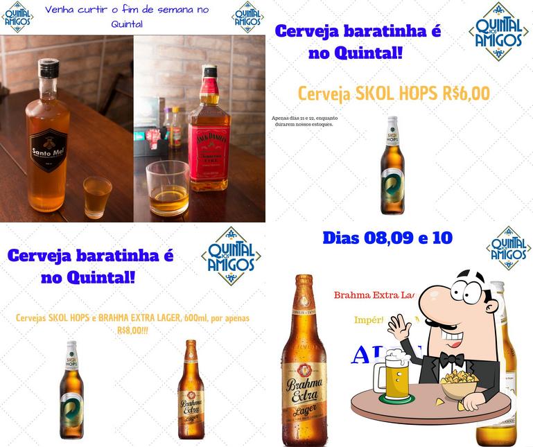 Você pode tomar uma tulipa de cerveja leve ou escura