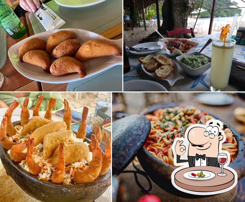 Comida em Canto das Canoas Ilha da Gipóia