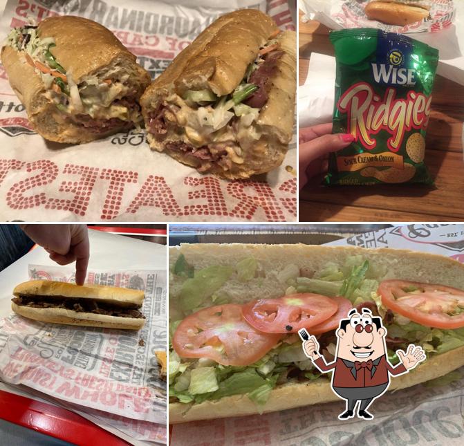 Food at Capriotti's Sandwich Shop