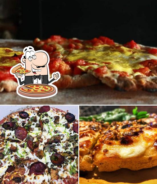 Elige una pizza en Chill'In Bistrot, Café & Arts - Tout Le Temps