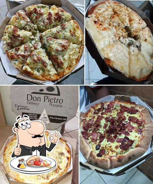 No Don Pietro Pizzaria, você pode conseguir pizza