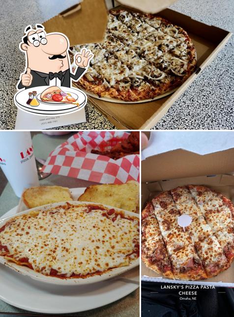 Try out pizza at Lansky's Pizza, Pasta & Philly Steaks