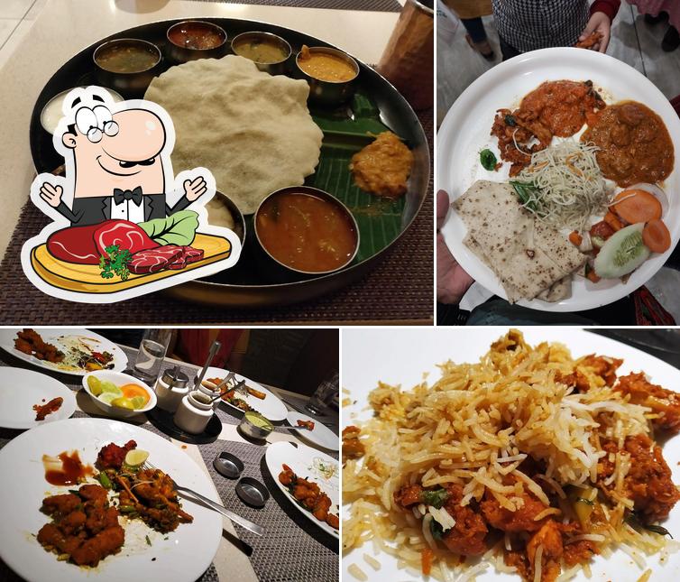 Get meat dishes at Parivaar Vegetarian Restaurant & Banquets