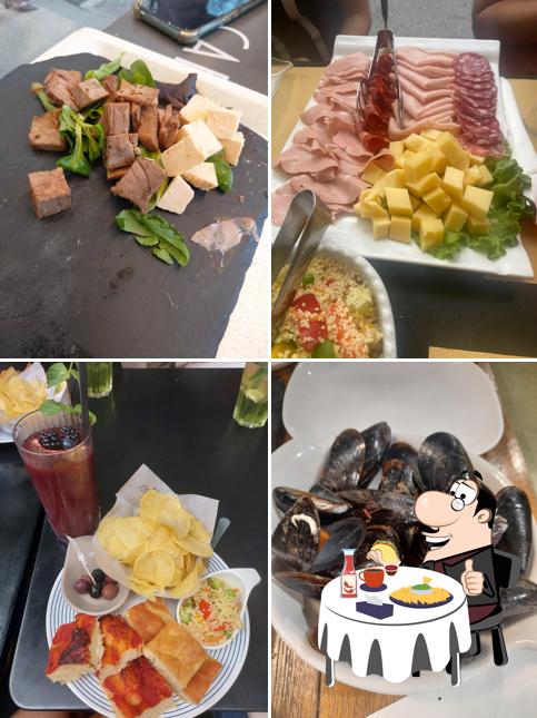 Piatto di formaggi al Caffetteria dell'Università