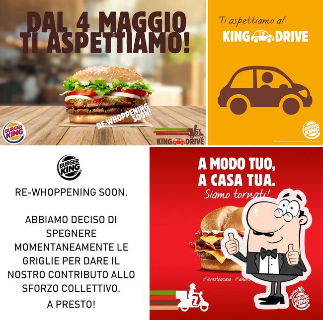 See this pic of Burger King Italia