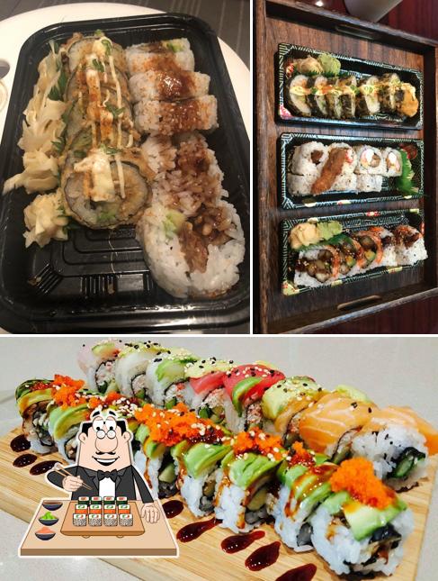 Try out different sushi options