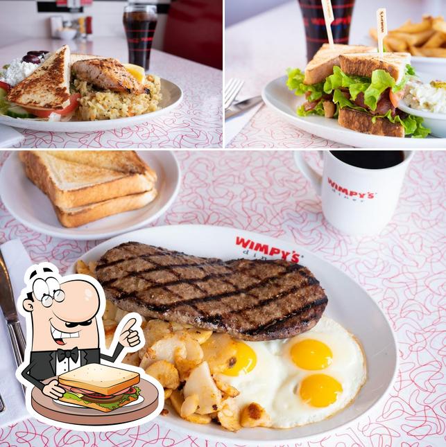 Prenez un sandwich à Wimpy's Diner