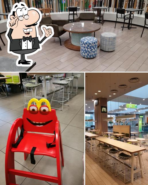 L'intérieur de McDonald's