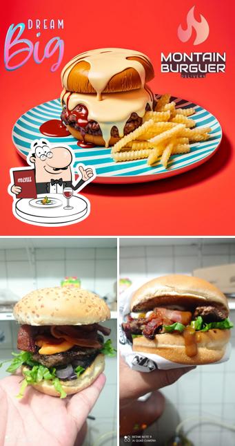 Comida em Mountain Burger Delivery