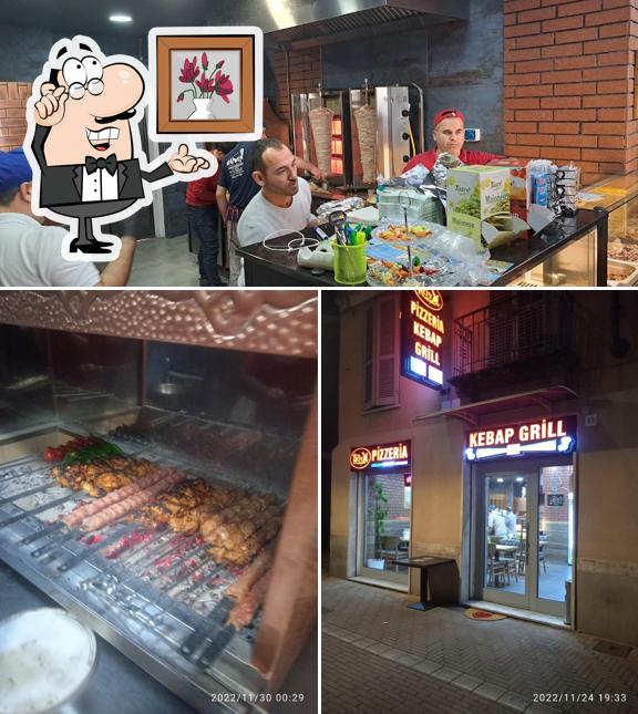 La foto di interni e cibo da Royal Turkish Pizzeria Kebap Grill