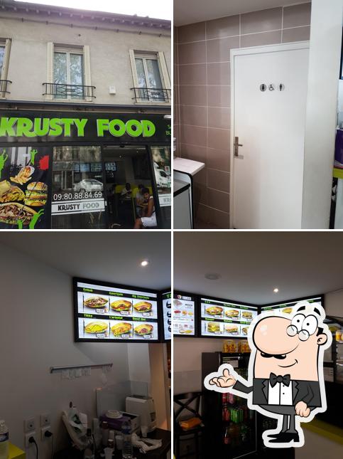 L'intérieur de Krusty Burger