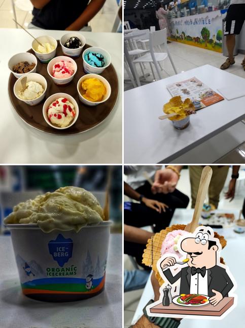 Food at Iceberg Organic Icecreams
