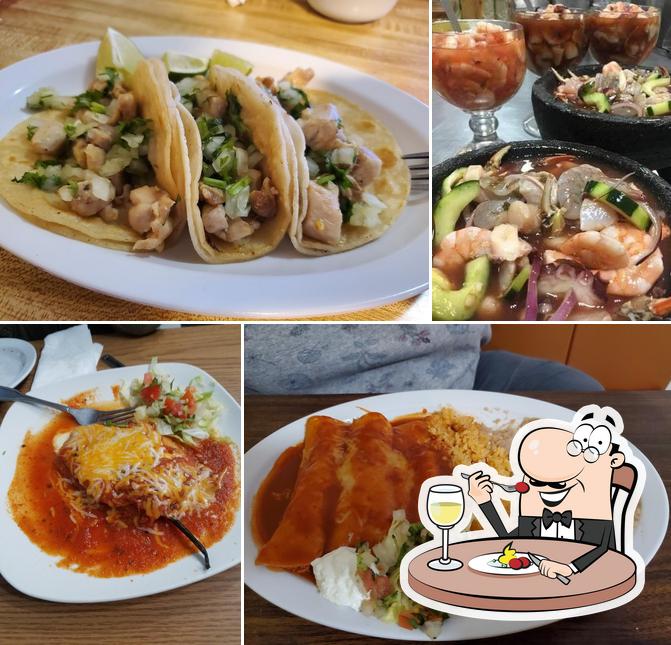 Meals at La Fonda mexican restaurant
