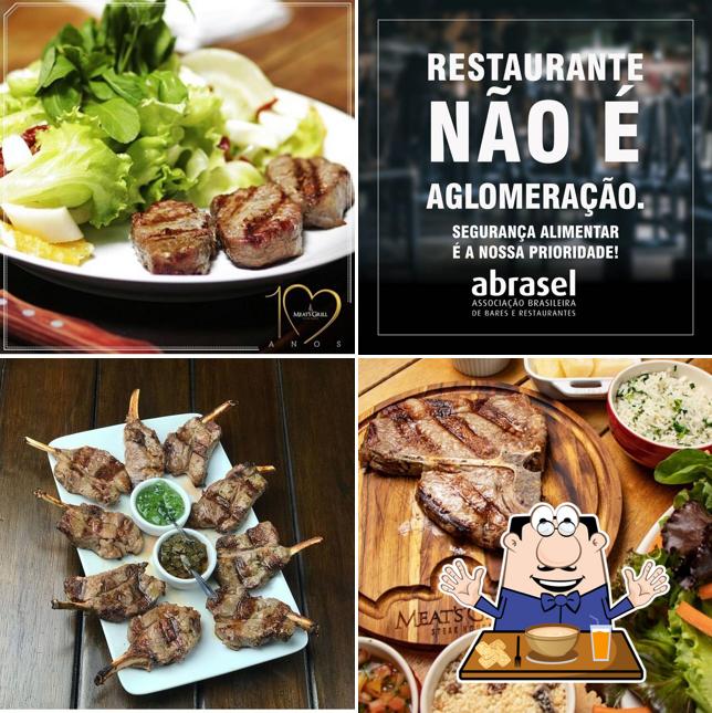 Comida em Meat's Grill Steak House