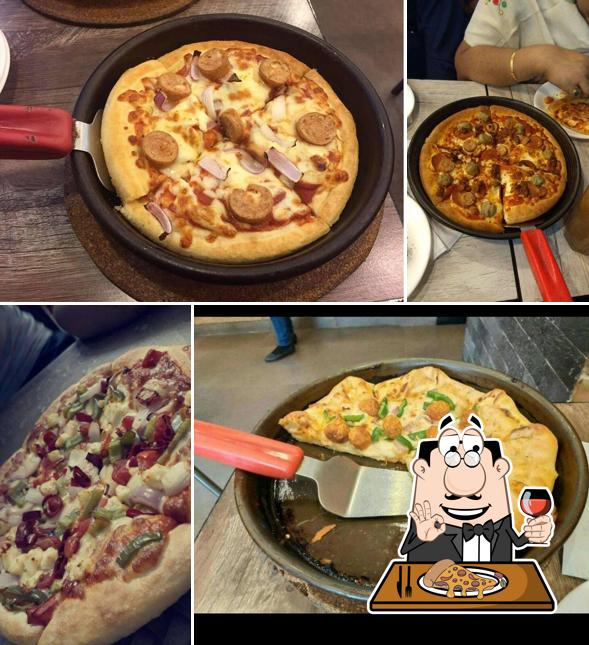 At Pizza Hut, you can order pizza