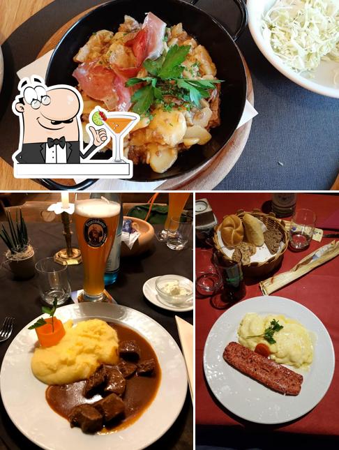 La foto di bevanda e cibo da Ristorante Bar Skihütte Rienz