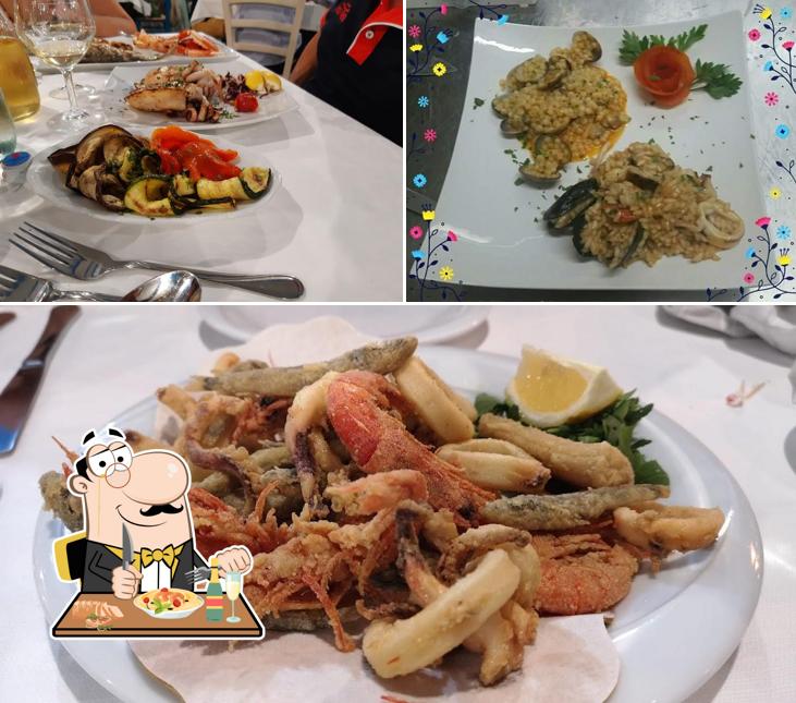 Cibo al Ristorante Ittico L' Acquario