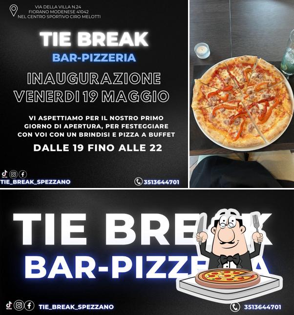 Choisissez des pizzas à Tie break