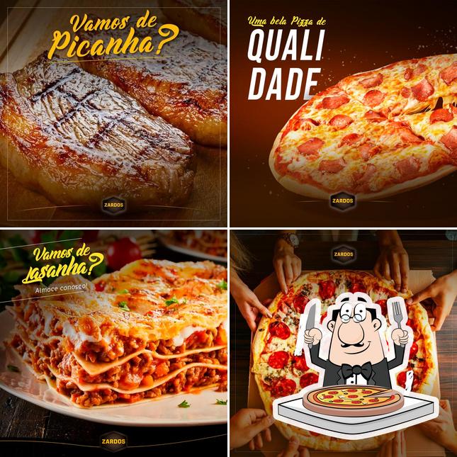 Escolha pizza no Zardo's Restaurante - Pizzaria