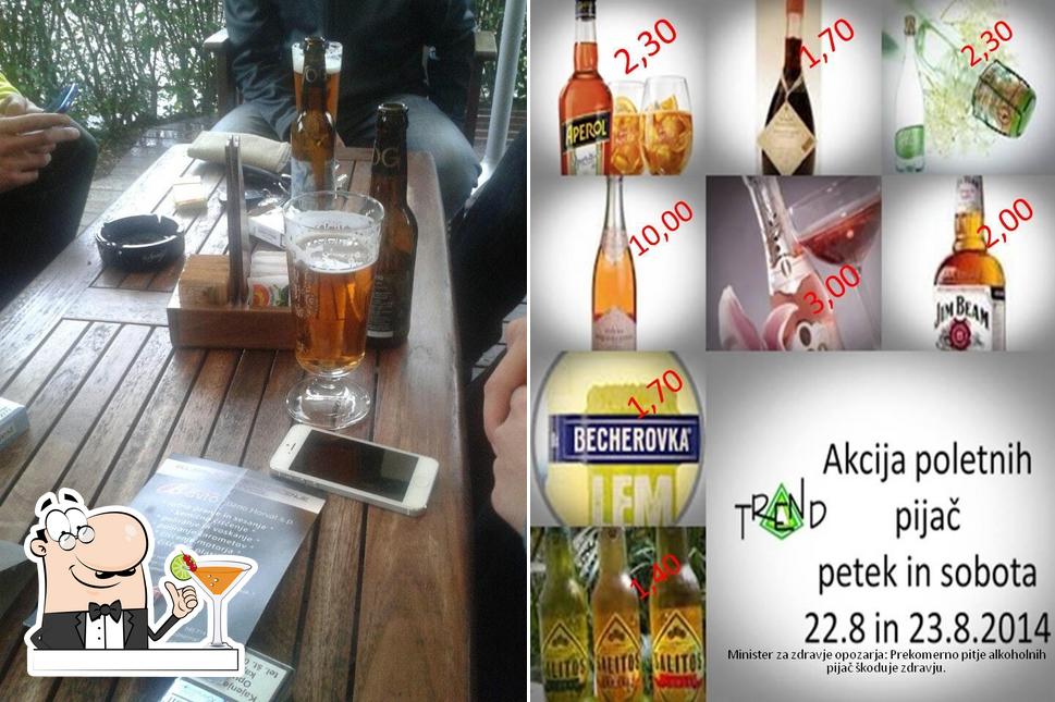 Prenditi un drink dal menu