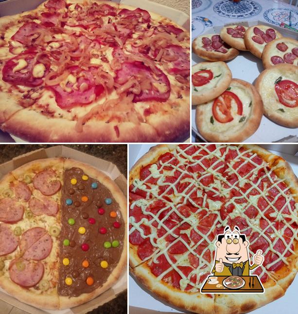 Peça diferentes estilos de pizza