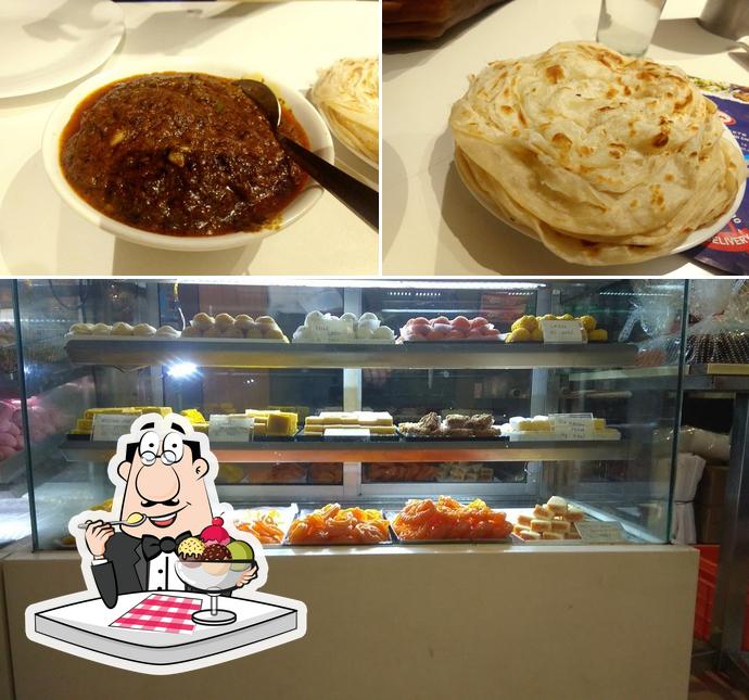 MRA Bakery (Edapazhanji) provides a selection of desserts