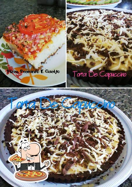 Escolha pizza no Sweet Cake