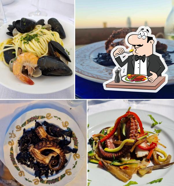 Cibo al Trattoria di mare Il Frantoio