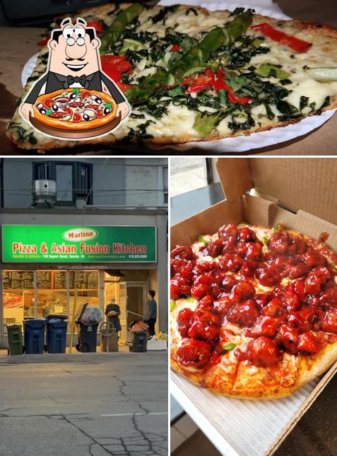 Essayez des pizzas à Martino Pizza & Asian Fusion Kitchen