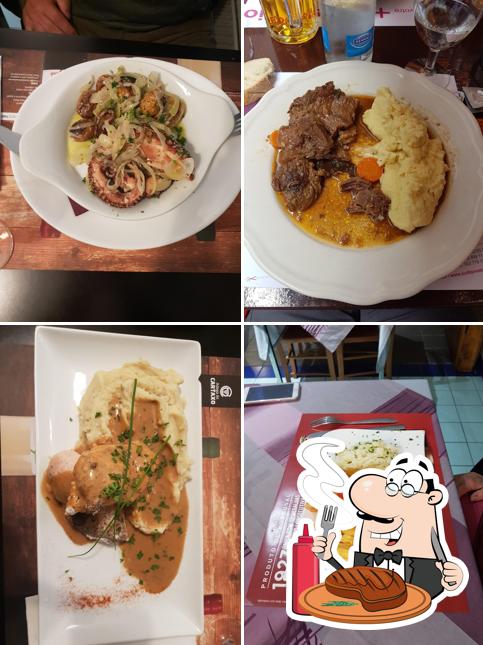 Restaurant Le Lusitano serve piatti di carne