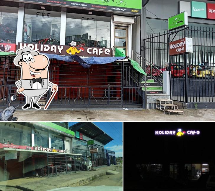 Check out how Holiday Cafe looks outside