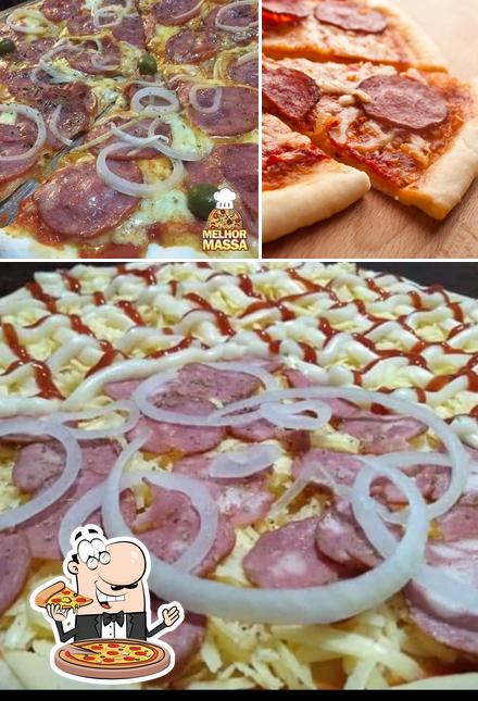 Escolha pizza no Melhor Massa