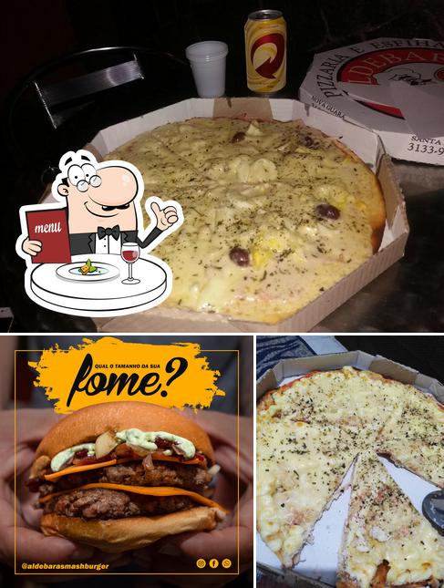 Comida em Pizzaria Aldebarã