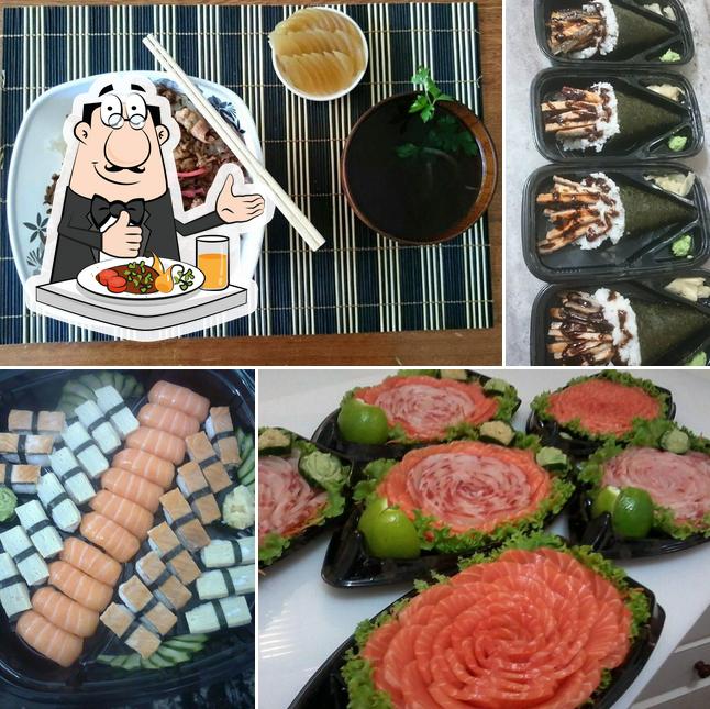 Comida em Fuzinaga Sushi