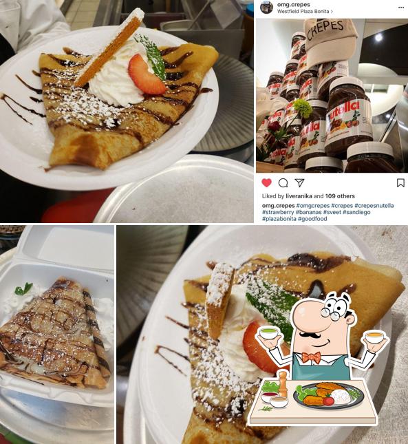 OMG Crepes, 3030 Plaza Bonita Rd in National City Restaurant menu and