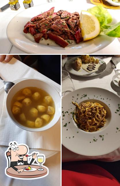 Cibo al Trattoria il Fiore antica osteria